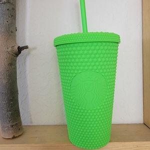 Starbucks Lime Green Studded Tumbler